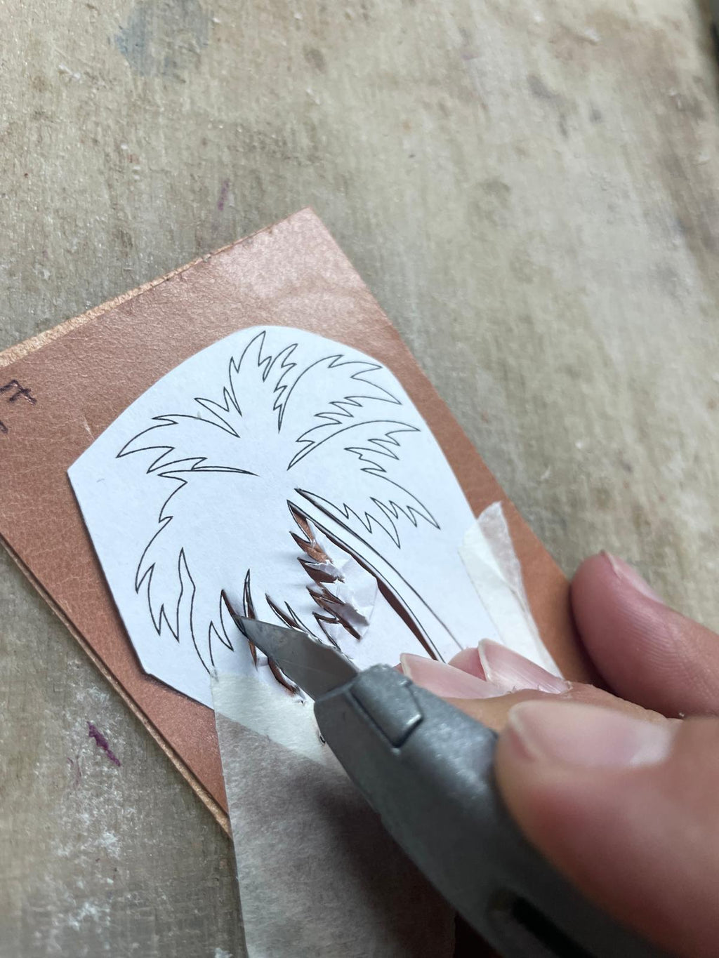 Charm de Cuero CON TU FOTO — Colgante para Bolso